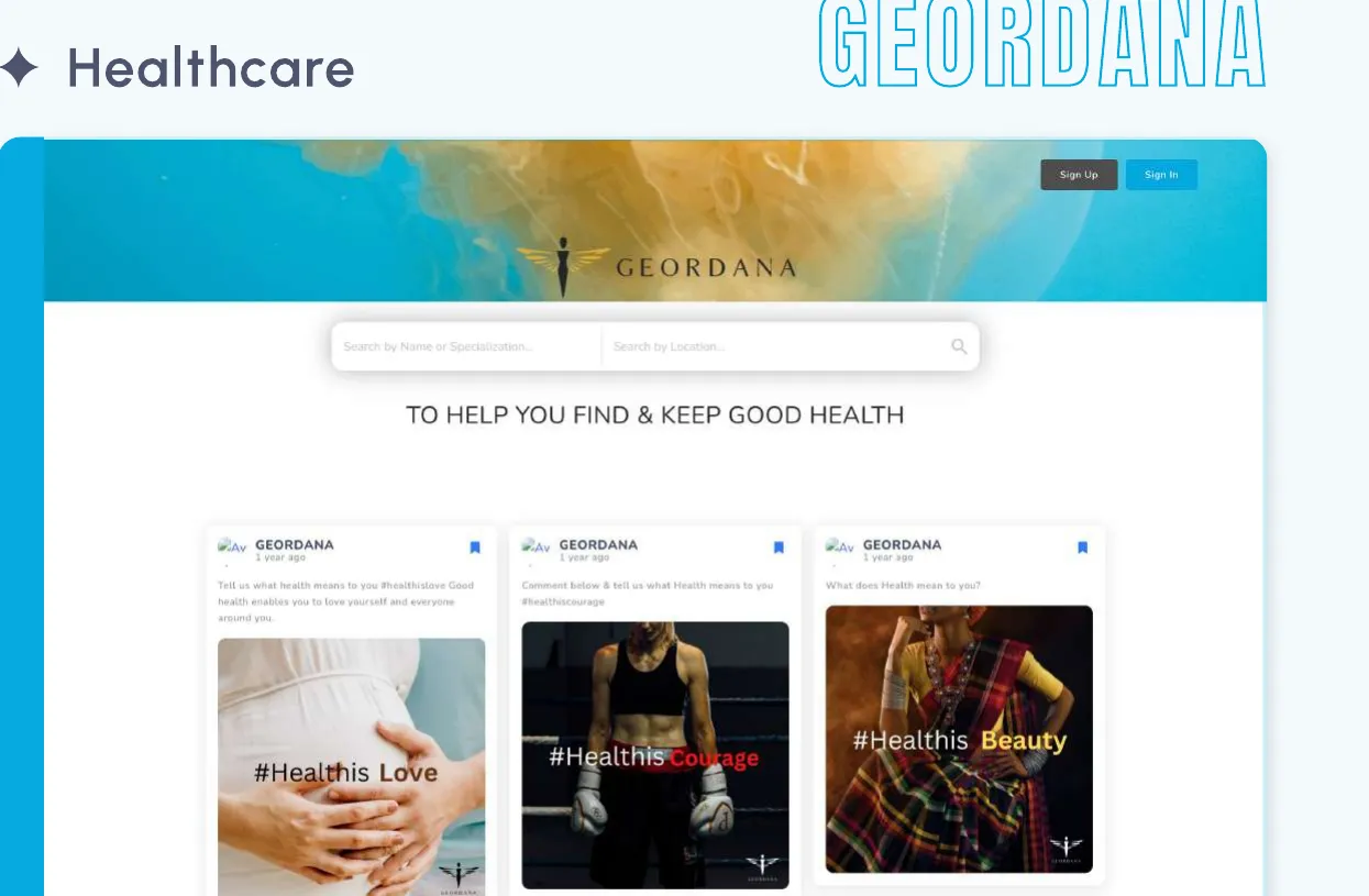 Geordana The design and backend we built for an empathy-aware health assistant