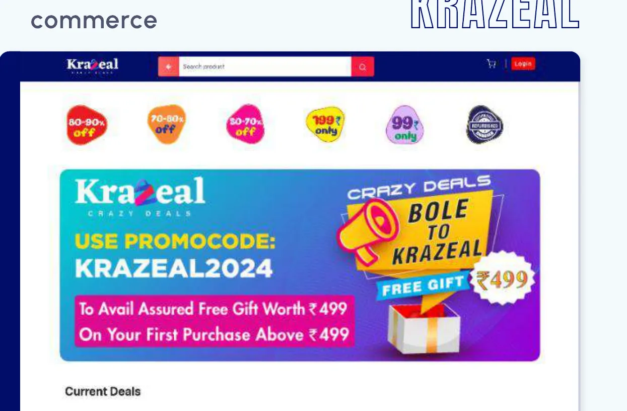 Krazeal The fashion marketplace app and backend we built