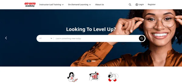 Digitale leeromgeving uit het AirAsia Academy-project