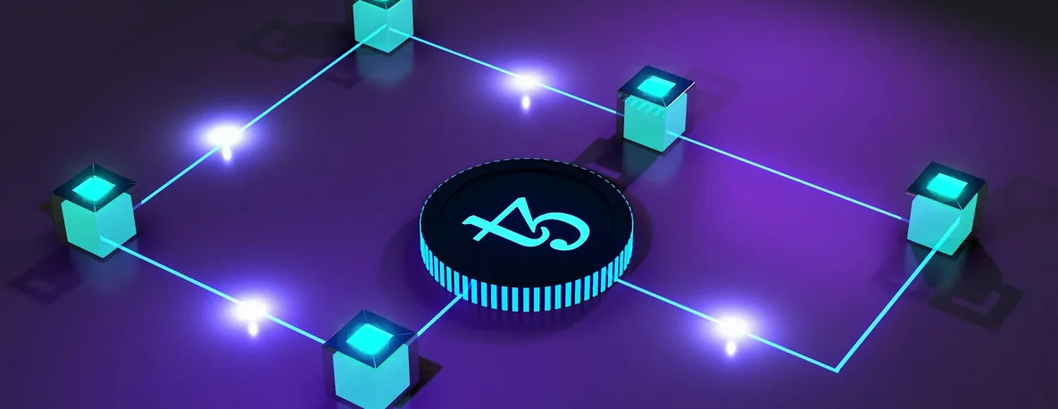 A central UPI switch routing glowing transaction paths between connected bank and PSP nodes