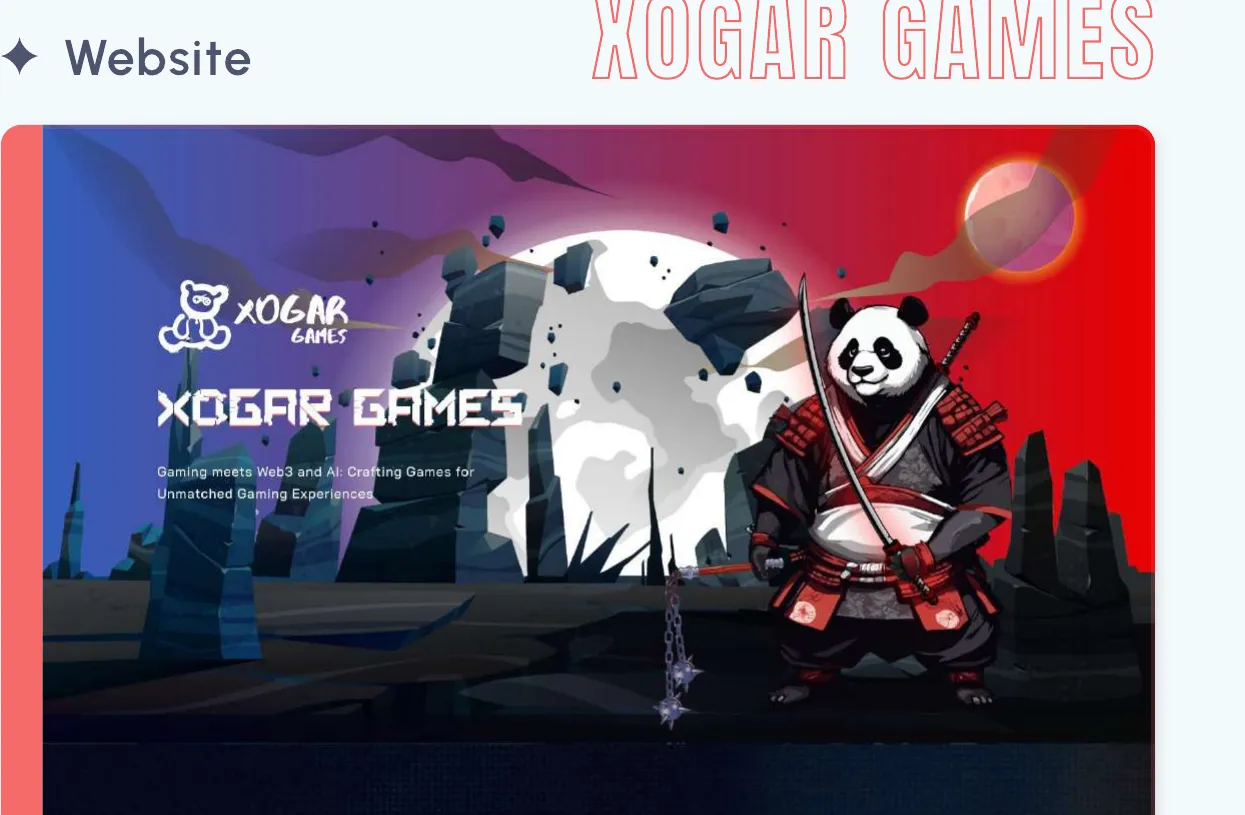 Xogar Games The WordPress site and brand we built