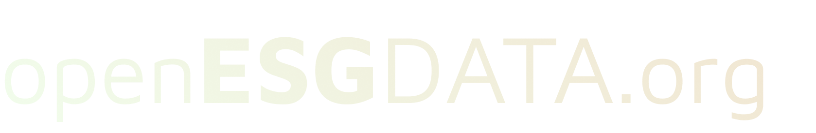 OpenESGData logo