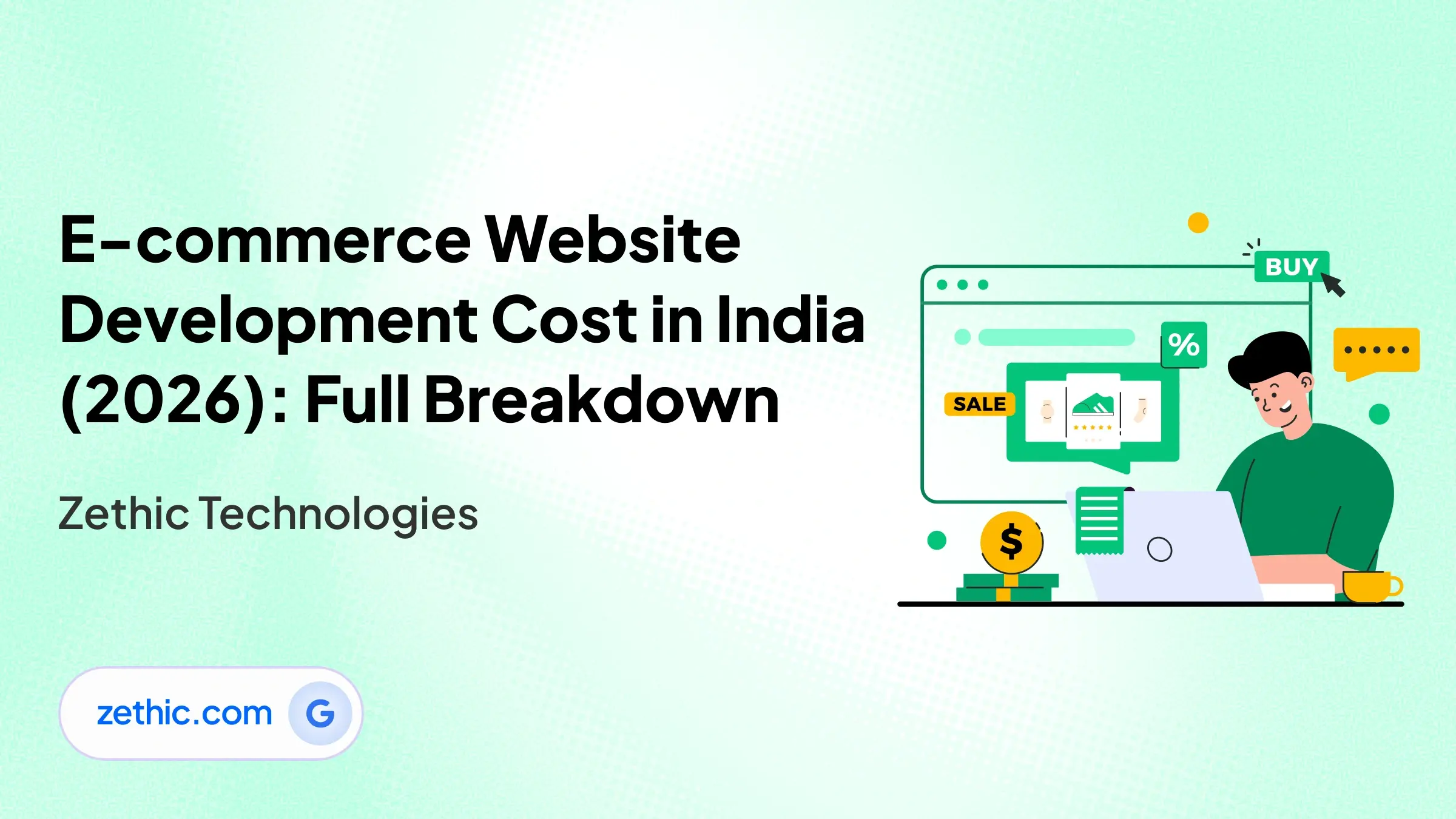 E-commerce website development cost in India