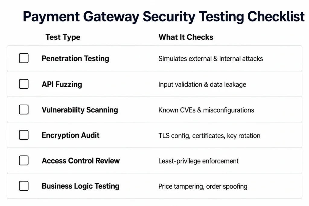 Payment Gateway Security