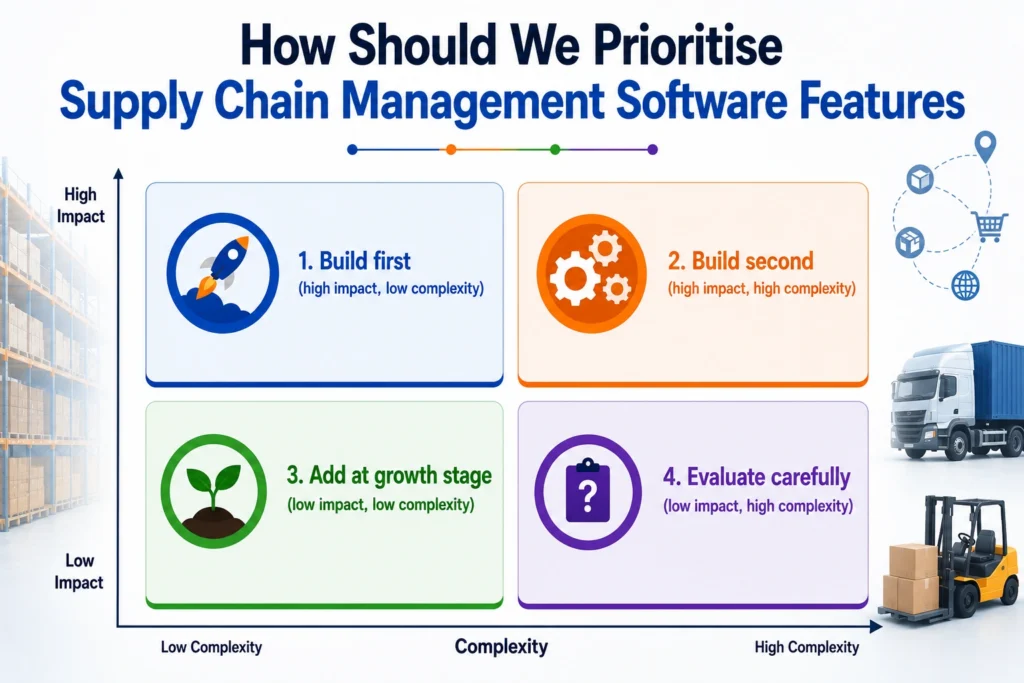 supply chain management software features