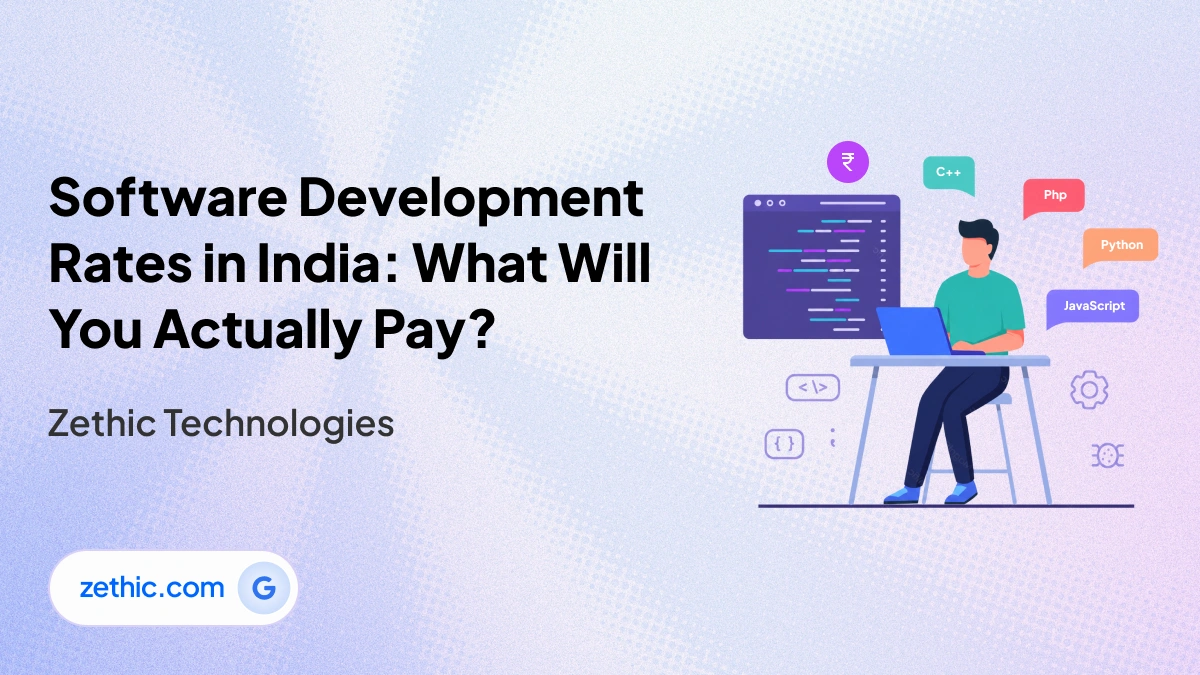 software development rates in India