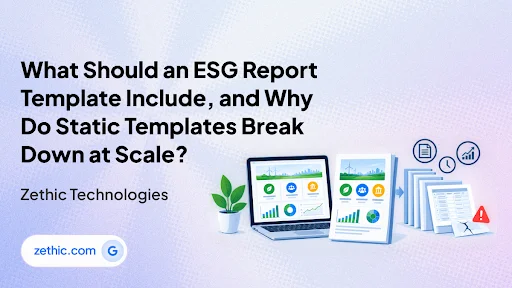 ESG report template
