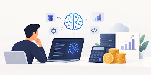 machine learning development cost